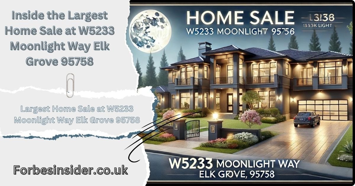 Largest Home Sale at W5233 Moonlight Way Elk Grove 95758